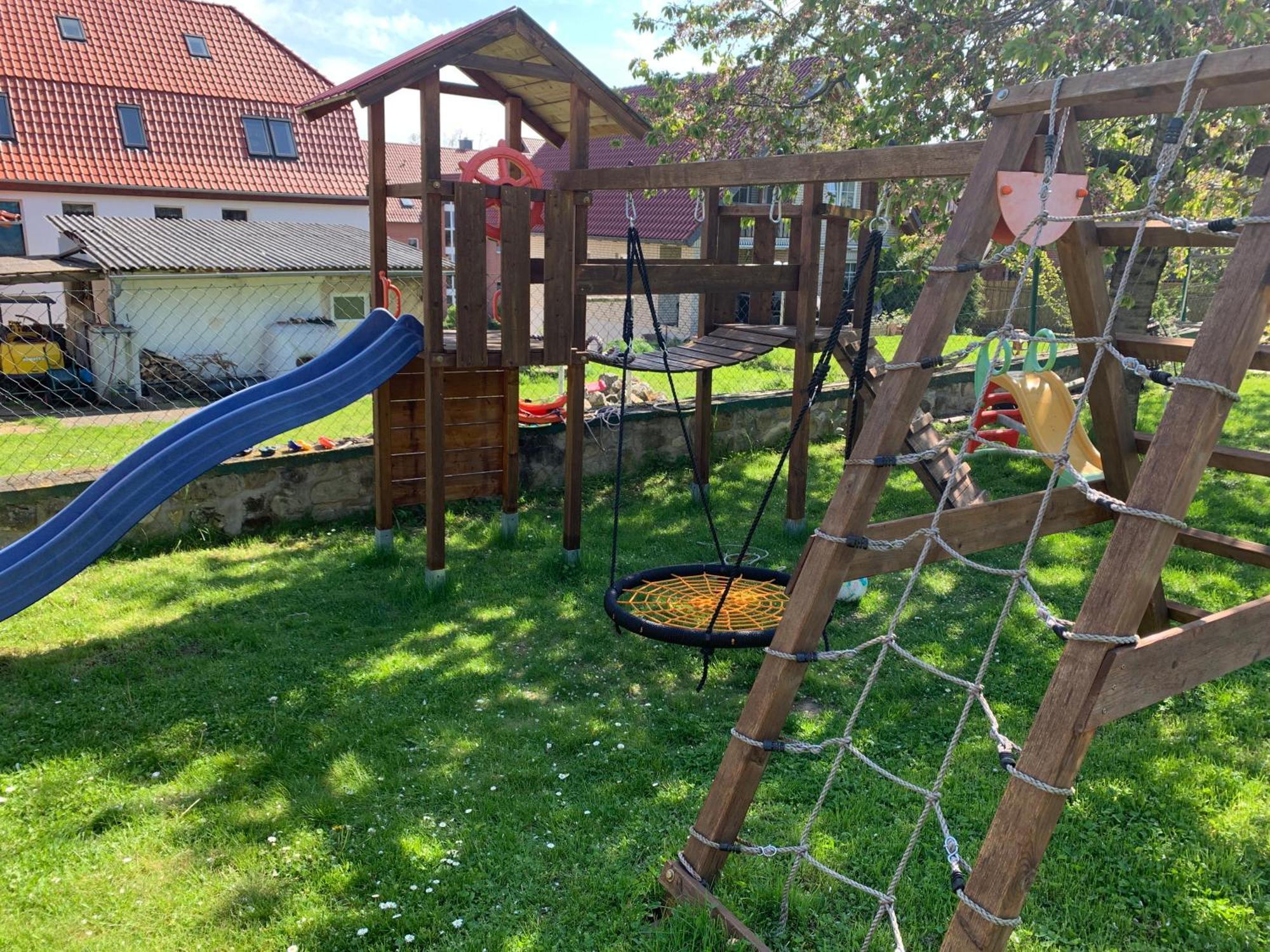 Blockhausvermietung "Vor Dem Groeperntor" Quedlinburg Buitenkant foto