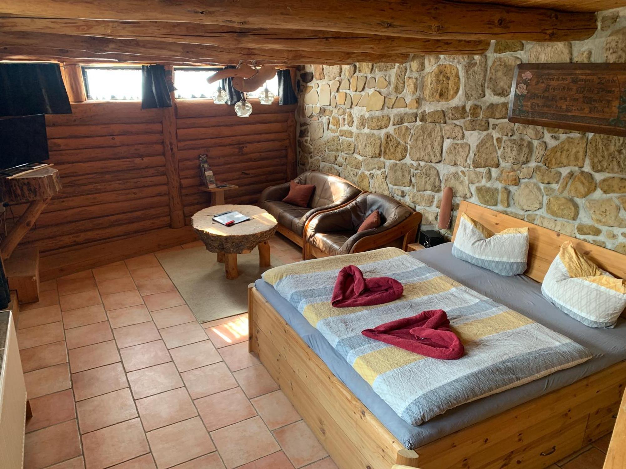 Blockhausvermietung "Vor Dem Groeperntor" Quedlinburg Buitenkant foto